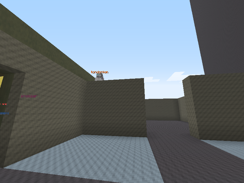 Screenshot of londonlon with a glitched model.
